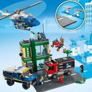 Inseguimento-della-polizia-alla-banca LEGO-1