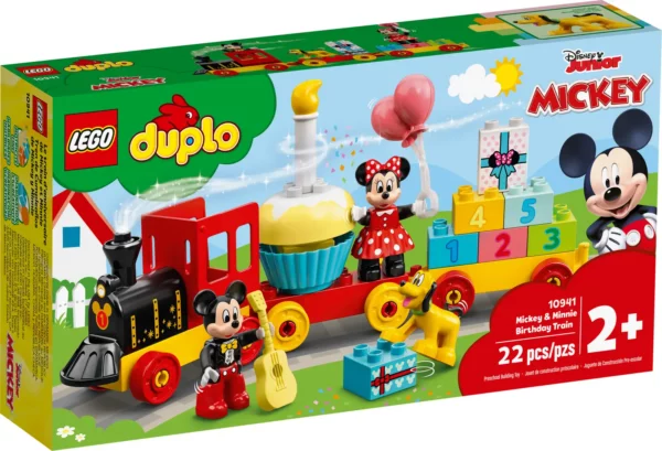 treno del compleanno di topolino e minnie lego 10941