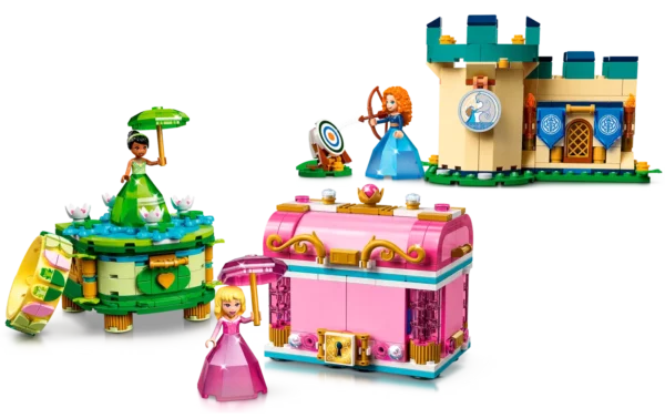 Le creazioni incantate di Aurora Merida e Tiana disney lego 43203 2